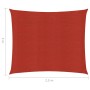 Red HDPE sail shade 160 g/m² 2x2.5 m by , Umbrellas - Ref: Foro24-311611, Price: 21,26 €, Discount: %