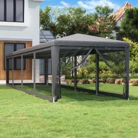 Carpa para fiestas 10 paredes malla HDPE gris antracita 3x12m de , Carpas y cenadores - Ref: Foro24-319249, Precio: 202,99 €,...