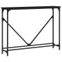 Mesa consola madera de ingeniería negra 102x22,5x75 cm de , Mesas auxiliares - Ref: Foro24-834130, Precio: 47,32 €, Descuento: %