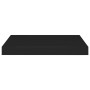 Black MDF floating wall shelf 40x23x3.8 cm by vidaXL, Shelves and shelves - Ref: Foro24-323826, Price: 16,92 €, Discount: %