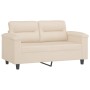 3-piece sofa set with beige microfiber fabric cushions by , Sofas - Ref: Foro24-3202325, Price: 521,51 €, Discount: %