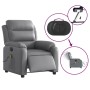 Sillón de masaje reclinable eléctrico cuero sintético gris de , Sillones - Ref: Foro24-3205038, Precio: 285,46 €, Descuento: %