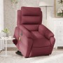 Sillón de masaje eléctrico reclinable elevable tela rojo tinto de , Sillones - Ref: Foro24-3205019, Precio: 343,49 €, Descuen...