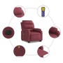 Sillón de masaje eléctrico reclinable elevable tela rojo tinto de , Sillones - Ref: Foro24-3205019, Precio: 343,49 €, Descuen...