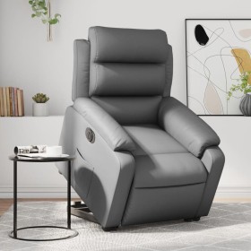 Gray synthetic leather electric reclining lift chair by , Armchairs - Ref: Foro24-3205059, Price: 316,96 €, Discount: %