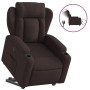 Sillón eléctrico reclinable elevable de tela marrón oscuro de , Sillones - Ref: Foro24-3204511, Precio: 329,33 €, Descuento: %