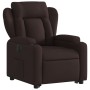 Sillón eléctrico reclinable elevable de tela marrón oscuro de , Sillones - Ref: Foro24-3204511, Precio: 329,33 €, Descuento: %