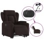 Sillón eléctrico reclinable elevable de tela marrón oscuro de , Sillones - Ref: Foro24-3204511, Precio: 329,33 €, Descuento: %