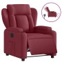 Sillón reclinable eléctrico tela rojo tinto de , Sillones - Ref: Foro24-3204461, Precio: 269,93 €, Descuento: %