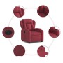 Sillón reclinable eléctrico tela rojo tinto de , Sillones - Ref: Foro24-3204461, Precio: 269,93 €, Descuento: %