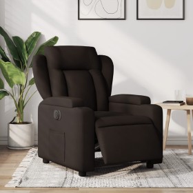 Sillón reclinable eléctrico tela marrón oscuro de , Sillones - Ref: Foro24-3204463, Precio: 290,01 €, Descuento: %