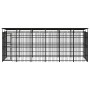 Outdoor dog kennel with a steel roof 11.06 m² by , Dog kennels and fences - Ref: Foro24-3097969, Price: 1,00 €, Discount: %