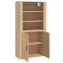 Hoher Schrank aus Sperrholz in Eichenholzfarbe. von , Sideboards - Ref: Foro24-3185362, Preis: 137,69 €, Rabatt: %