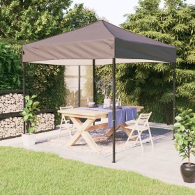 Carpa para fiestas plegable gris taupe 2x2 m de , Carpas y cenadores - Ref: Foro24-93498, Precio: 91,73 €, Descuento: %