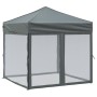 Folding party tent with anthracite gray walls 2x2 m by , Tents and gazebos - Ref: Foro24-93509, Price: 105,48 €, Discount: %