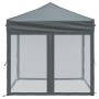 Folding party tent with anthracite gray walls 2x2 m by , Tents and gazebos - Ref: Foro24-93509, Price: 105,48 €, Discount: %