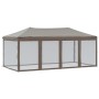 Carpa para fiestas plegable con paredes gris taupé 3x6 m de , Carpas y cenadores - Ref: Foro24-93554, Precio: 180,48 €, Descu...