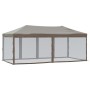 Carpa para fiestas plegable con paredes gris taupé 3x6 m de , Carpas y cenadores - Ref: Foro24-93554, Precio: 180,48 €, Descu...