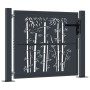 Puerta de jardín acero gris antracita diseño bambú 105x105 cm de , Puertas de jardín - Ref: Foro24-153179, Precio: 199,60 €, ...