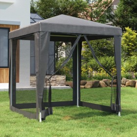 Carpa para fiestas 4 paredes de malla HDPE gris antracita 2x2 m de , Carpas y cenadores - Ref: Foro24-319219, Precio: 78,44 €...