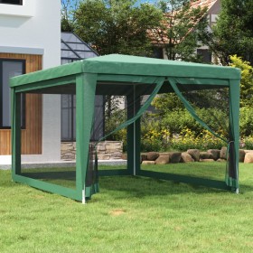 Partyzelt mit 4 grünen HDPE-Netzwänden 3x4 m. von , Zelte und Pavillons - Ref: Foro24-319233, Preis: 97,22 €, Rabatt: %