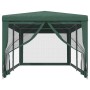 Party tent with 6 green HDPE mesh walls 3x6 m by , Tents and gazebos - Ref: Foro24-319238, Price: 130,38 €, Discount: %