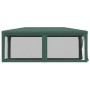 Party tent with 6 green HDPE mesh walls 3x6 m by , Tents and gazebos - Ref: Foro24-319238, Price: 130,38 €, Discount: %