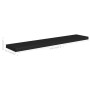 Estantes flotantes de pared 2 uds MDF negro 120x23,5x3,8 cm de vidaXL, Estantes y estanterías - Ref: Foro24-323842, Precio: 4...