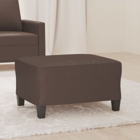 Brown synthetic leather footrest 70x55x41 cm by , Ottomans - Ref: Foro24-349357, Price: 67,99 €, Discount: %