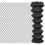 Metal mesh fence, gray steel, 15x1.25 m by , fence panels - Ref: Foro24-142425, Price: 73,06 €, Discount: %