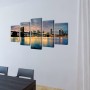 Decorative set of canvases for wall, Brooklyn River 200 x 100 cm by , Posters, prints and visual art - Ref: Foro24-241555, Pr...