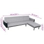 L-shaped sofa bed in black and gray fabric by , Sofas - Ref: Foro24-244334, Price: 415,99 €, Discount: %