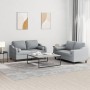 Set of sofas with 2 light gray fabric cushions by , Sofas - Ref: Foro24-3201818, Price: 482,99 €, Discount: %