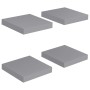 Floating wall shelves 4 pcs MDF gray 23x23.5x3.8 cm by vidaXL, Shelves and shelves - Ref: Foro24-323846, Price: 33,65 €, Disc...