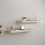 Floating wall shelves 4 pcs MDF oak color 80x23.5x3.8cm by vidaXL, Shelves and shelves - Ref: Foro24-323878, Price: 37,93 €, ...