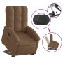 Sillón eléctrico reclinable elevable de tela marrón de , Sillones - Ref: Foro24-3204120, Precio: 314,22 €, Descuento: %