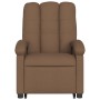 Sillón eléctrico reclinable elevable de tela marrón de , Sillones - Ref: Foro24-3204120, Precio: 314,22 €, Descuento: %