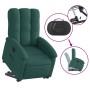 Sillón eléctrico reclinable elevable de tela verde oscuro de , Sillones - Ref: Foro24-3204122, Precio: 309,77 €, Descuento: %