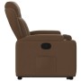 Sillón reclinable elevable de tela marrón de , Sillones - Ref: Foro24-3204486, Precio: 282,29 €, Descuento: %