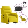 Electric lift recliner massage chair in yellow velvet. by , Armchairs - Ref: Foro24-3205132, Price: 346,16 €, Discount: %