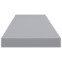 Estantes flotantes de pared 2 uds MDF gris 90x23,5x3,8 cm de vidaXL, Estantes y estanterías - Ref: Foro24-323860, Precio: 45,...