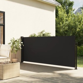 Toldo lateral retráctil negro 120x500 cm de , Sombrillas - Ref: Foro24-4004399, Precio: 79,90 €, Descuento: %