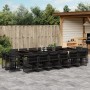 Garden furniture set 17 pieces with black synthetic rattan cushions by , Garden sets - Ref: Foro24-3211783, Price: 1,00 €, Di...