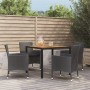 5-piece garden furniture set with black synthetic rattan cushions by vidaXL, Garden sets - Ref: Foro24-3187397, Price: 353,20...