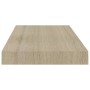 Estantes flotantes de pared 2 uds MDF roble 50x23x3,8 cm de vidaXL, Estantes y estanterías - Ref: Foro24-323872, Precio: 29,5...