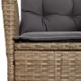 Garten-Essgruppe 7-teilig mit Kissen aus synthetischem Rattan in Beige. von , Gartensets - Ref: Foro24-3213260, Preis: 893,99...