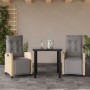 3-piece garden dining set with beige synthetic rattan cushions by , Garden sets - Ref: Foro24-3213023, Price: 333,08 €, Disco...