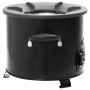 Cocina de leña para camping metal negro 36x26x22,5 cm de , Chimeneas - Ref: Foro24-319439, Precio: 82,32 €, Descuento: %