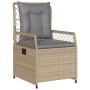 Garten-Essgruppe 5-teilig mit Kissen aus synthetischem Rattan in Beige. von , Gartensets - Ref: Foro24-3263000, Preis: 502,82...