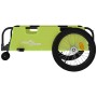 Bicycle trailer made of green and black Oxford fabric and iron by , Bicycle trailers - Ref: Foro24-94200, Price: 95,99 €, Dis...